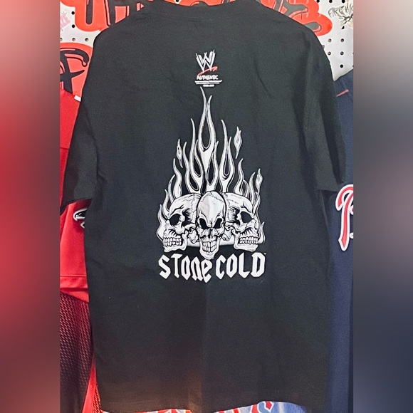 VTG 2005 New Old Stock WWE Stone Cold Unleash Hell T-Shirt Mens Large. - Picture 2 of 5